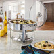 Nucu-Vollrath Home Food Chafer 4-Quart Polished Stainless Steel