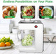 Nutrichef Food Processor Masher Blade Disc - Replacement Parts For Nutrichef Multifunction Food Processor Model Number: Ncfpblu