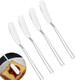 Butter Knife 4Pcs 18/8 Stainelss Steel Butter Spreader Knives Breakfast Spreads One-Piece Stainless Steel Condiment Knives Cheese Knife For Home Kitchen Use Butter Knife 4Pcs 18/8 Stainelss Steel Butter Spreader Knives Breakfast Spreads One-Piece Stainless Steel Condiment Knives Cheese Knife For Home Kitchen Use