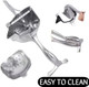 Large Aluminum Fruits Lemon Squeezer Squeeze Orange Grape Fruit Squeezer For Juice Premium Extractor And Juicer Squeezer For Juice Manual Juicer Manual Lemon Squeezer Grape Lime Juicer Fruit Press