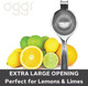 Oggi Citrus Press- Zinc Alloy Manual Citrus Juicer Ideal Hand Juicer This Citrus Squeezer Is A Great Addition To Your Kitchen Accessories Silver