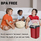 Hot Air Popcorn Popper Electric Pop Corn Maker Healthy And Quick Snack No Oil Needed With Measuring Cup