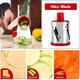 Ourokhome Rotary Cheese Grater Hand Crank Mandolin Slicer Nuts Grinder With Handle Vegetable Chopper Manual Food Processor Kitchen Mini Portable Hand Pull String Garlic Mincer With Feeding Inlet