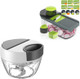 Ourokhome Mandolin Vegetable Slicer 10 In 1 Multifunctional Veggie Slicer Shredder With Container Manual Food Processor Vegetable Chopper Portable Hand Pull String Garlic Mincer Onion Cutter