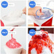 Ovente Shaved Ice Snow Cone Machine With Reusable Plastic Cup Non-Slip Mat And Stainless Steel Blade Kitchen Countertop Slushie Machine For Homemade Snowballs Frozen Cocktails & More Red Icr1505R