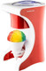 Ovente Shaved Ice Snow Cone Machine With Reusable Plastic Cup Non-Slip Mat And Stainless Steel Blade Kitchen Countertop Slushie Machine For Homemade Snowballs Frozen Cocktails & More Red Icr1505R