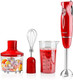 Ovente Immersion Electric Hand Blender 300 Watt Power 2 Mix Speed With Stainless Steel Blades & Portable 5 Speed Mixing Electric Hand Mixer With Stainless Steel Whisk Beater Attachments