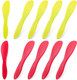 10 Pieces Plastic Butter Spreader Multi Purpose Butter Knife Spreader Versatile Knife Frosting Knives For Soft Cheese Cream Icing 7 X 1.4 Inch(Red Green Blue Pink)