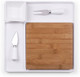 Toscana - A Picnic Time Brand Concavo Cheese Board And Knife Set Charcuterie Board Set Wood Cutting Board (Bamboo)