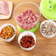 Multi-Functional Manual Food Processor Hand Crank Food Processor Mincer Blender With Clear Container For Vegetables Meat Fruits Nuts Herbs Onions