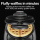 Proctor Silex Belgian Waffle Maker With Nonstick Plates Single Flip Cool-Touch Handle And Removable Drip Tray For Easy Cleanup Black (26090Ps)