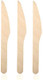 Rajrang Wooden Disposable Knives - 100 Piece Wood Compostable Knives - Eco-Friendly Biodegradable Cutlery For Party