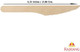 Rajrang Wooden Disposable Knives - 100 Piece Wood Compostable Knives - Eco-Friendly Biodegradable Cutlery For Party