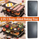 Indoor Grill Table Smokeless Portable Griddle Raclette Grill Nonstick With 8 Cheese Maker Pans Temperature Control & Dishwasher Safe 1300W Ideal For Parties And Family Fun