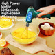 Electric Handheld Mixer With 2 Stirring Rods Household Electric Egg Beater 3 Speed Modes For Whipping Mixing Pudding Cookies Cakes Batters Usb Rechargeable