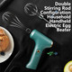 Electric Handheld Mixer With 2 Stirring Rods Household Electric Egg Beater 3 Speed Modes For Whipping Mixing Pudding Cookies Cakes Batters Usb Rechargeable