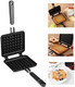 Shriya Sandwich Maker Gas Stove Top Non-Stick Double Sided Grill Pan Fortoaster Omelette Pancake And Toaster With Gas Stove Compatible Aluminum Base 13.5 X 5 X 1.5 Inch