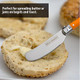 Butter Knife Set - European-Style Spreader Knife With Stainless Steel Blade - Easy Grip Colored Abs Handles - 6-Piece Set