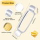 Butter Slicer Cutter & Cheese Cutter–Multi-Use Kitchen Tool For Evenly Slicing Butter Blocks Cheeses Eggs & Soft Fruits–Non-Stick，Compact & Portable For Home Bbq Camping（1 Pack)