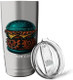 Geared To Perfection Steampunk Pizza Slice Industrial Cog Stainless Steel Insulated Tumbler
