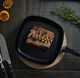 Swiss Diamond Nonstick Square Grill Pan – 9.5” X 9.5” Diamond-Coated Oven Safe Made In Switzerland