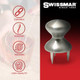 Swissmar Mini Acacia Board With Knife 2 Piece Set.