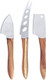 Swissmar 3-Piece Cheese Knife Set With Walnut Handles - Perfect Accent For Cheese Or Charcuterie Board - Stainless Steel Blades - Set - Perfect Kitchen Utensils