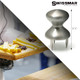 Swissmar Stainless Steel Cheese Holder - 3-Prongs Hold Cheese In Place - Perfect For Serving And Skewers - Cheese Button Clinchers - Silver