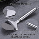 2 Pcs Cheese Slicer Robust Stainless Steel Cheese Knife Cheese Cutter Cheese Shaver Heavy Duty Cheese Plane For Kitchen Cooking For Semi-Soft Semi-Hard Cheese