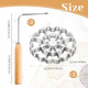 2 Set 4.7 Inch Bunuelos Mold With Handle Aluminum Achappam Rosette Maker Kit Cookie Cake Bunuelos Tool Cast Waffle Molds Set For Kitchen Baking Cooking Housewares