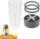 Blender Cup And Blade Replacement Parts 32Oz Juicer Cup And Extractor Blade Come With 2 Rubber Gaskets Fit For Nutribullet High-Speed Blender/Mixer System 600W/900W Series