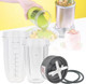 Blender Cup And Blade Replacement Parts 32Oz Juicer Cup And Extractor Blade Come With 2 Rubber Gaskets Fit For Nutribullet High-Speed Blender/Mixer System 600W/900W Series