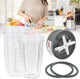 Blender Cups And Blade Replacement Parts 32Oz & 24Oz Juicer Cups And Extractor Blade Come With 2 Rubber Gaskets Fit For Nutribullet High-Speed Blender/Mixer System 600W/900W Series Easy To Use