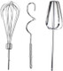 3Pcs Hand Mixer Electric Drill Accessories Multifunctional Whisk Mixer Attachments Universal Kitchen Mixer Accessories For Drill