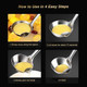 Oil Separator Ladle Stainless Steel Skimmer Spoon – 304 Food-Grade Fat Separator For Soup Hot Pot Broth Stew – Grease Strainer Spoon With Spout Long Handle Dishwasher Safe Rust Resistant