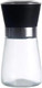 Premium Black Stainless Steel Spice & Herb Grinder – Adjustable Coarseness With Ceramic Blades Brushed Manual Pepper & Salt Mill For Kitchen & Cooking