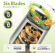 Smoothie Blender 900W Personal Blender And Grinder Combo For Shakes And Smoothies With 3 Non-Bpa Portable Cup For Beans Nuts