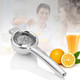 Stainless Steel Lemon Squeezer - Lime & Orange Squeezer - Easy Kitchen Tool" "Manual Citrus Juicer - Easy Orange Lemon & Lime Squeezer - Kitchen Essential Tool