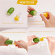 Lemon Mini Squeezer Screw Top Lemon Squeezer With Pour Spout Hand Held Juicer Squeezer For Cocktails Drinks (Yellow+Green)