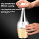 Mini Multi-Functional Stainless Steel Deluxe Cutter Garlic - Easy To Clean For Chopping Garlic Onions Potatoes Peppers (1) (1)