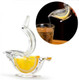 Bird Shape Lemon Squeezer Acrylic Manual Lemon Squeezer Portable Transparent Fruit Juicer Elegance Bird Shape Hand Juicer For Orange Lemon Lime Pomegranat (2 Pcs)