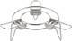 304 Stainless Steel Steamer Rack Unoschrim Cooking Rack Round Collapsible And Retractable Cooling Rack Multi-Function Wire Steamer Stand For Steaming Heating And Cooking Oven & Air Fryer Suitable