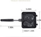 Japanese Taiyaki Fish Shaped Waffle Maker Pan Mold 2 Cast Bakeware With 2 Sides Home Diy Cooking Food For Home
