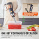 Vevor Commercial Immersion Blender Constant Speed Heavy Duty Immersion Blender 350W Commercial Hand Mixer 304 Stainless Steel Hand Blender Commercial With 11.8" Removable Shaft For Kitchen Mixing