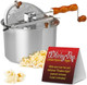 Original Whirley Pop Aluminum Popcorn Maker - Wabash Valley Farms Gourmet Popcorn Popper And 6 Lb Of Extra Large Mushroom Popcorn Kernels