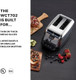 Waring Commercial Wct702 2-Slice Commercial Light Duty Pop-Up Toaster 120V 5-15 Phase Plug Silver 2-Compartment