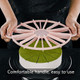 Round Slice & Pie Slicer Cake Divider Cheesecake Cutter Double Sided Portion Marker For 10/12 Slices Works Up To 10" Diameter Desserts
