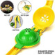 Kitchen Tools Manual Juicer Exprimidor De Naranja Lemon Squeezer Liquidificador Porttil Limon Espremedor Laranja Prensa Manual Fruit Juicer Dropshipping (Color : Yellow)