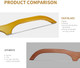Bread Knife For Homemade Bread Sourdough Bread Knife 15.7" Bread Slicer For Homemade Bread Baguettes And More Cuts Thinbow Design Easy To Cutting Even Slices