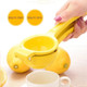 Premium Quality Metal Lemon Squeezer Manual Hand Lemon Juicer Citrus Lemon Squeezer Fruit Juicer Lime Press Metal Professional Hand Juicer Kitchen Tool Yellow